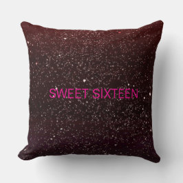 Sweet Sixteen Glitter Pillow - Sparkle Your Birth Kussen