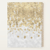 Sweet Sixteen Gold Faux Folie Planner (Achterkant)