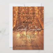 Sweet Sixteen Gown Gold Sparkle Balloons Crown Kaart (Achterkant)