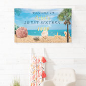 Sweet Sixteen Hawaiian Luau Spandoek (Insitu)