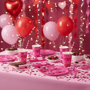 Sweet Sixteen Hearts & Love Drink Coasters Kartonnen Onderzetters