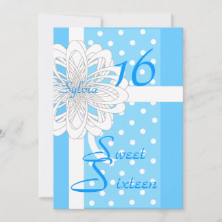 Sweet Sixteen Invitation-Customize Kaart
