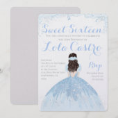 SWEET SIXTEEN INVITE KAART (Voorkant / Achterkant)