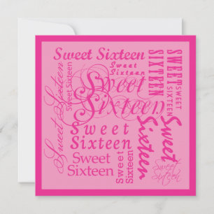 Sweet Sixteen Kaart