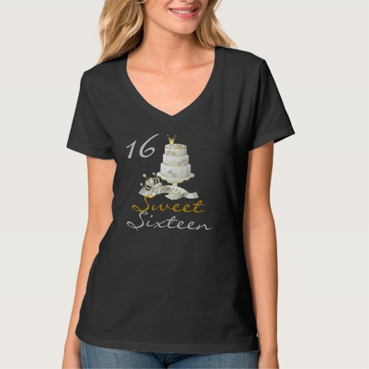 Sweet Sixteen Keepomwille V-Neck Shirt (Voorkant)