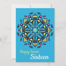 Sweet Sixteen Kleurrijke Cupcakes & Snoep Verjaard