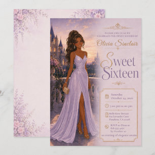 Sweet Sixteen Lavendel Kasteel Kaart