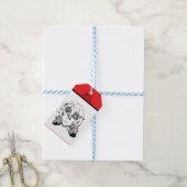 Sweet Sixteen Lineart Cadeaulabel (Met Touw)