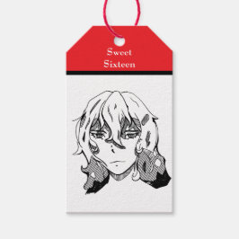 Sweet Sixteen Lineart Cadeaulabel