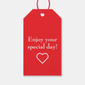 Sweet Sixteen Lineart Cadeaulabel (Achterkant)