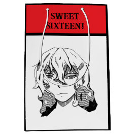 Sweet Sixteen Lineart Medium Cadeauzakje