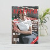 Sweet Sixteen Magazine Hoesje Sjabloon Kaart (Staand voorkant)