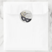 Sweet Sixteen Masquerade Sticker Zwart Masker (Tas)