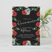 Sweet Sixteen Mexicaan Fiesta Floral CoIorful Kaart (Staand voorkant)