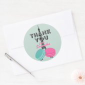 Sweet Sixteen Paris Dank je Birthday Sticker (Envelop)