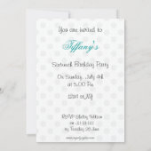Sweet Sixteen-partij Uitnodiging (Achterkant)