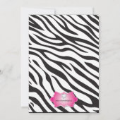 Sweet Sixteen-partij uitnodiging (Achterkant)