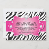 Sweet Sixteen-partij uitnodiging (Voorkant)