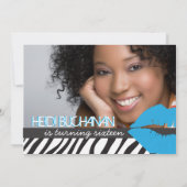 Sweet Sixteen-partij uitnodiging (Achterkant)