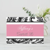 Sweet Sixteen-partij Uitnodiging (Staand voorkant)