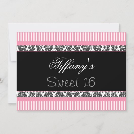 Sweet Sixteen-partij Uitnodiging (Voorkant)