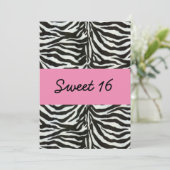 Sweet Sixteen-partij Uitnodiging (Staand voorkant)