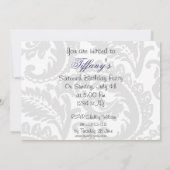 Sweet Sixteen-partij Uitnodiging (Achterkant)