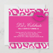 Sweet Sixteen-partij uitnodiging (Achterkant)