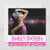 Sweet Sixteen-partij uitnodiging (Voorkant)