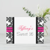 Sweet Sixteen-partij Uitnodiging (Staand voorkant)