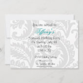 Sweet Sixteen-partij Uitnodiging (Achterkant)