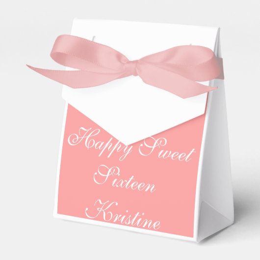 Sweet Sixteen Party Boxes - Favors - Gifts Bedankdoosjes (Voorkant Zijde)
