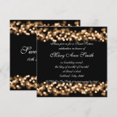 Sweet Sixteen Party Hollywood Glam Gold Kaart (Voorkant / Achterkant)