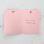 Sweet Sixteen Petals Verjaardag Kaart (Binnen)