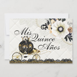 Sweet Sixteen Quinceanera Birthday-uitnodigingen Kaart