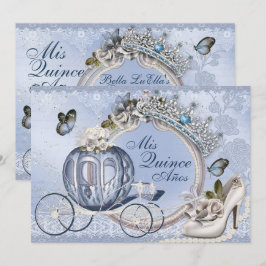 Sweet Sixteen Quinceanera Birthday-uitnodigingen Kaart