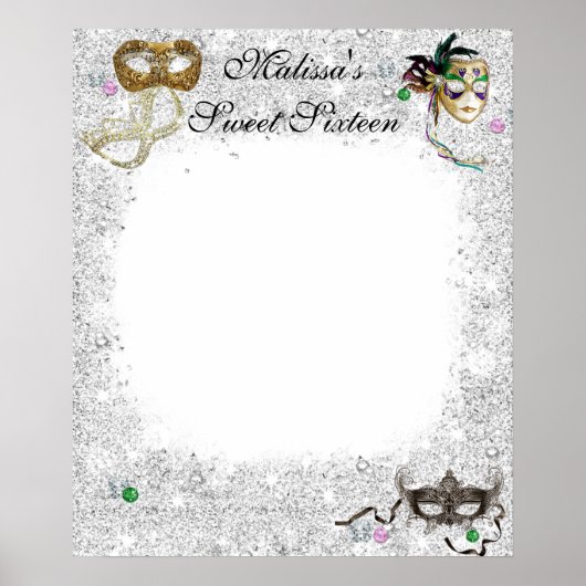 Sweet Sixteen, Quinceanera, Maskerade aanmelding Poster (Voorkant)