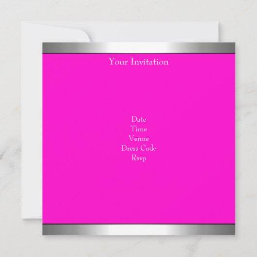 Sweet Sixteen Roze Dierlijk Druk Zilver Dag Kaart (Achterkant)