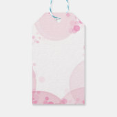 Sweet Sixteen Roze Paris Eiffeltoren Dank u Cadeaulabel (Achterkant)