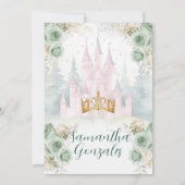 Sweet Sixteen Sage Green Forest Verjaardag Kaart (Achterkant)