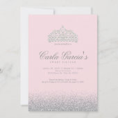 Sweet Sixteen Silver Sparkle-uitvindingen Kaart (Voorkant)