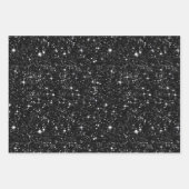 Sweet Sixteen Sparkle Word Cloud Black/White ID265 Inpakpapier Vel (Voorkant 2)