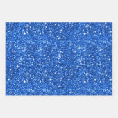 Sweet Sixteen Sparkle Word Cloud Blue ID265 Inpakpapier Vel (Voorkant 2)