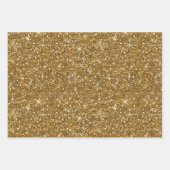 Sweet Sixteen Sparkle Word Cloud Gold ID265 Inpakpapier Vel (Voorkant 2)