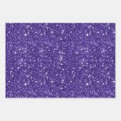 Sweet Sixteen Sparkle Word Cloud Paars ID265 Inpakpapier Vel (Voorkant 2)