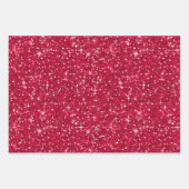 Sweet Sixteen Sparkle Word Cloud Red ID265 Inpakpapier Vel (Voorkant 2)
