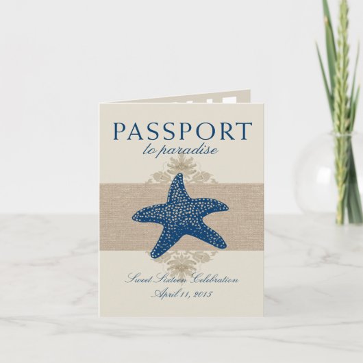 Sweet Sixteen Starfish Passport naar Mexico (Voorkant)