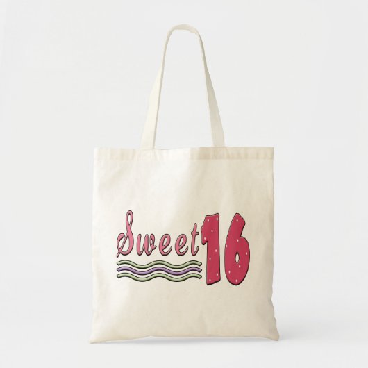 Sweet Sixteen Tote Bag (Voorkant)