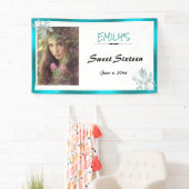 Sweet Sixteen, turquoise Spandoek (Insitu)