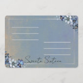 Sweet Sixteen uitnodiging (Achterkant)